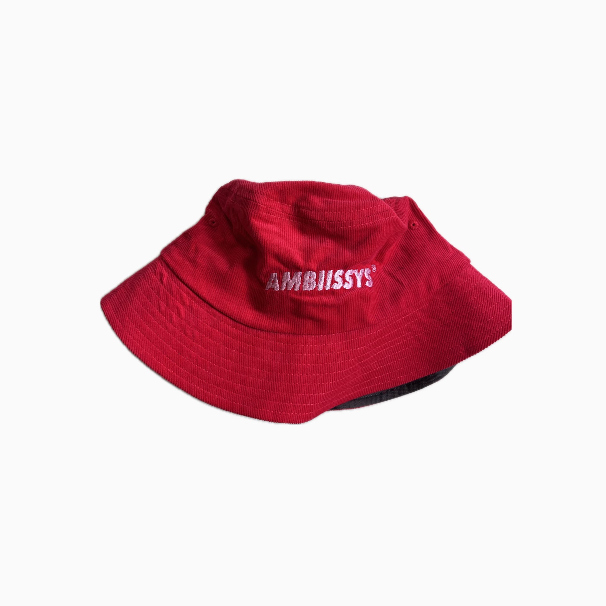 AMBIISSYS RED CORDUROY HAT