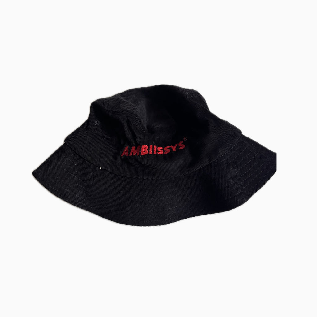 AMBIISSYS BLACK CORDUROY HAT